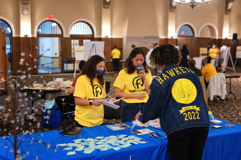 mental health fair in the imu lounge