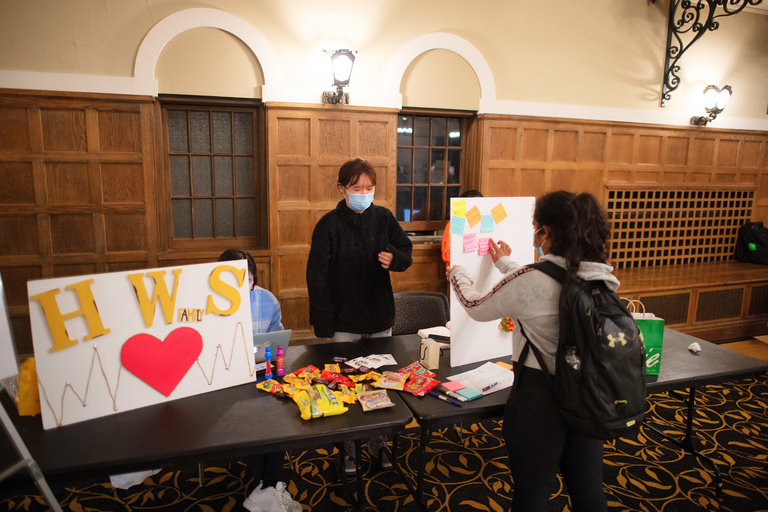 booth at the mental health fair