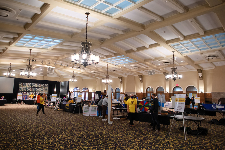 mental health fair in the IMU main lounge