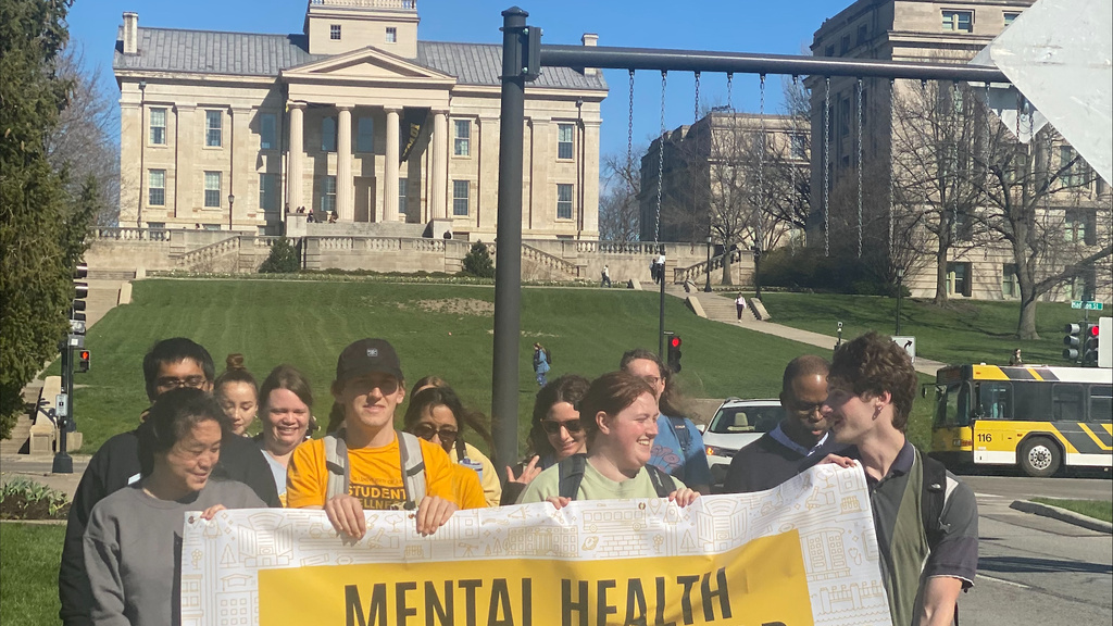 Photo of the mental health walk